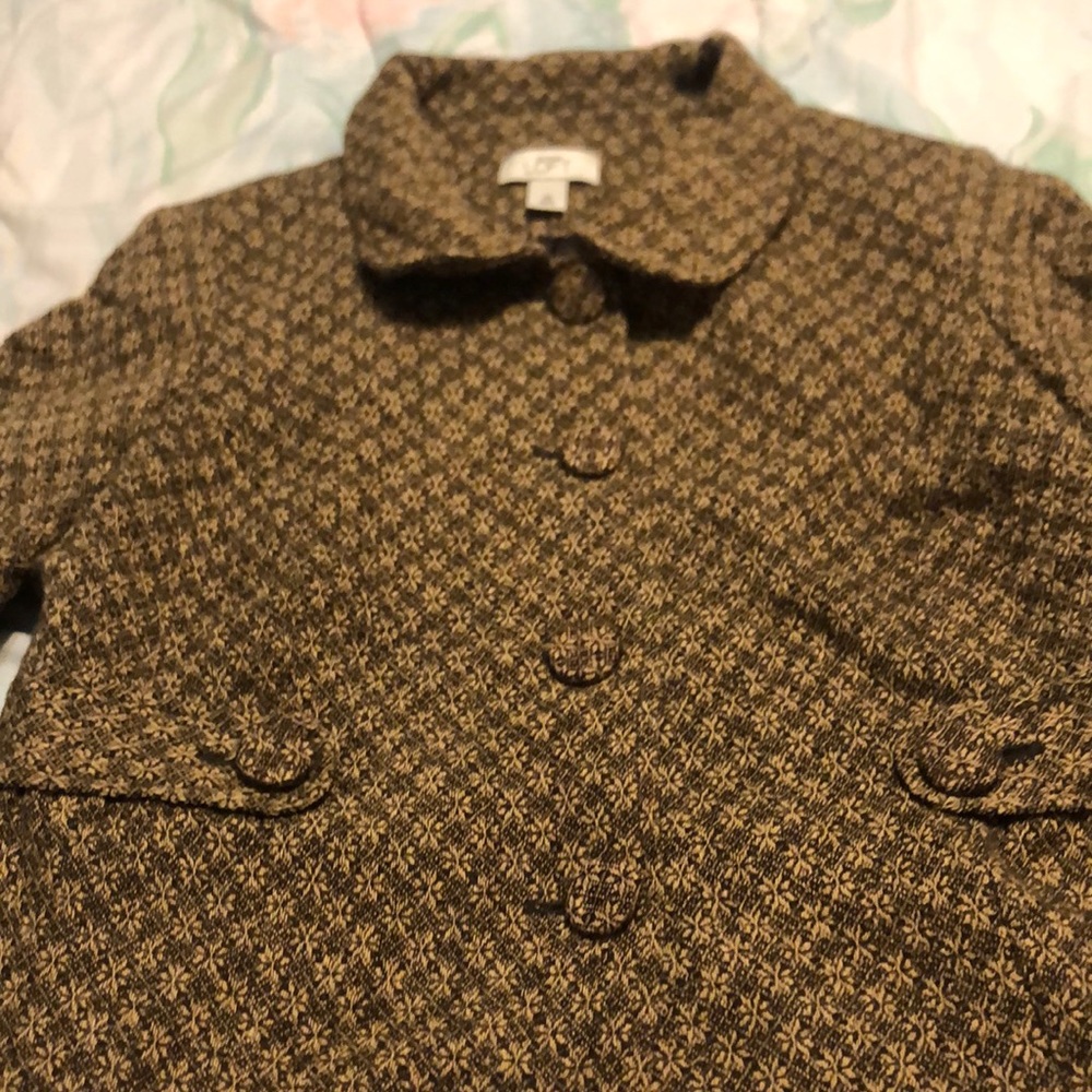 Loft Brown Pea Coat